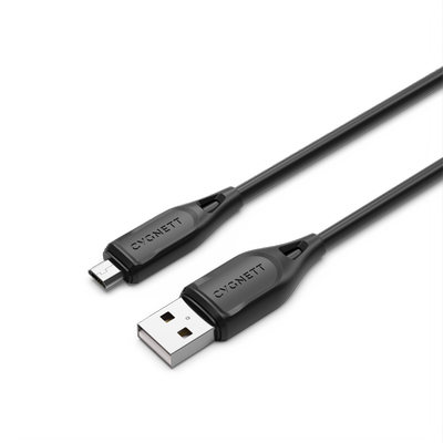 Cygnett Essentials Micro USB to USB-A Cable 1M - Black