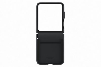 Samsung Galaxy Z Flip 5 Flap Eco-Leather Case - Black