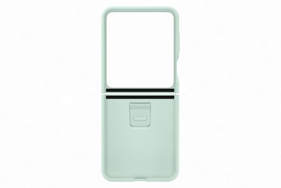 Samsung Galaxy Z Flip 5 Silicone Case with Ring - Ocean Green