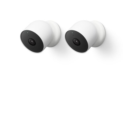 Google Nest Cam Indoor/Outdoor (Battery) 2 Pack - White