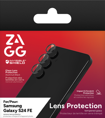 ZAGG Samsung S24 FE InvisibleShield Premium GL Camera Rings Lens Protector