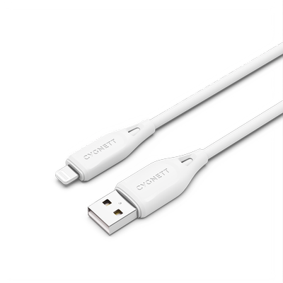 Cygnett Essentials Lightning to USB-A Cable 1M - White