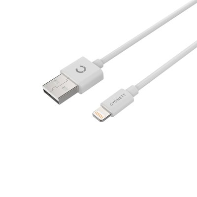 Cygnett Essentials Lightning to USB-A Cable 1M - White