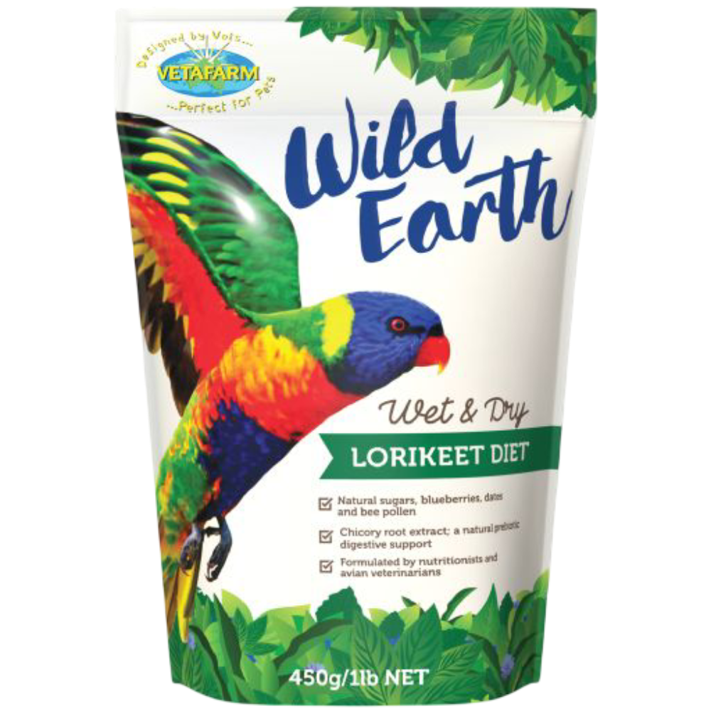 Vetafarm Wild Earth Wet & Dry Lorikeet Diet