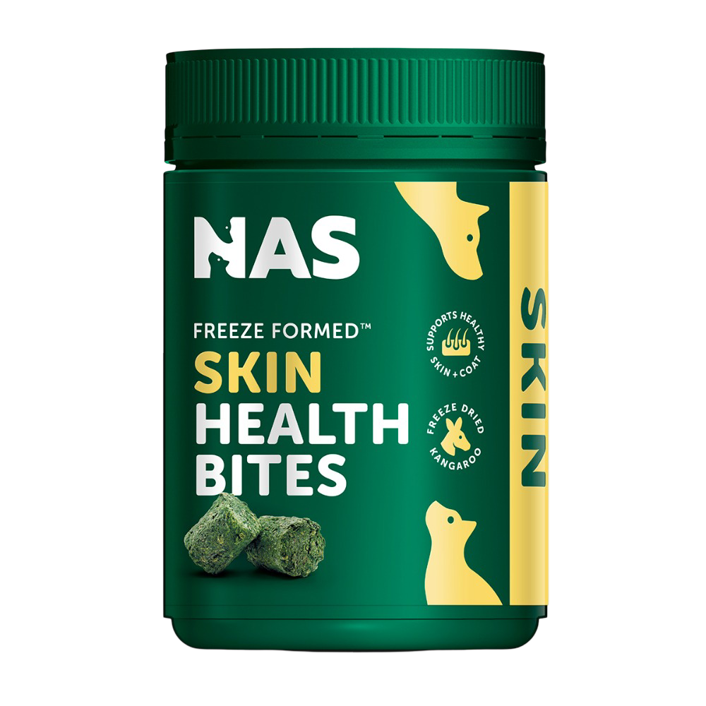 Natural Animal Solutions Freeze Formed Skin & Coat Health Bites Chews for Dogs & Cats