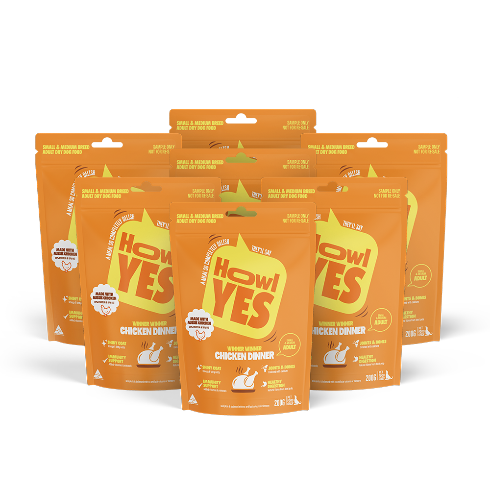 Howl Yes 7 Day Sample Pack Chicken Adult Dry Dog Food