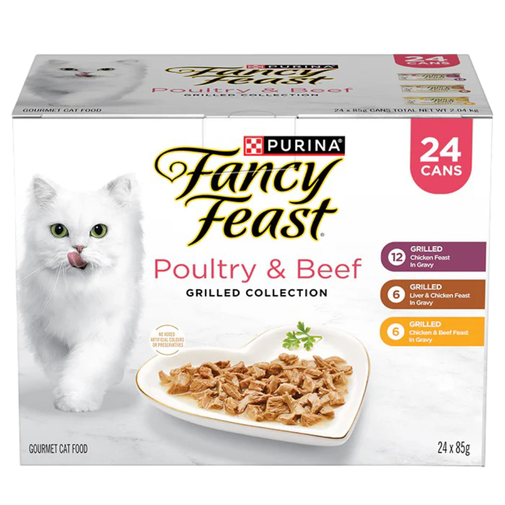 Grilled Poultry And Beef Collection Variety Pack Wet Cat Food Cans
