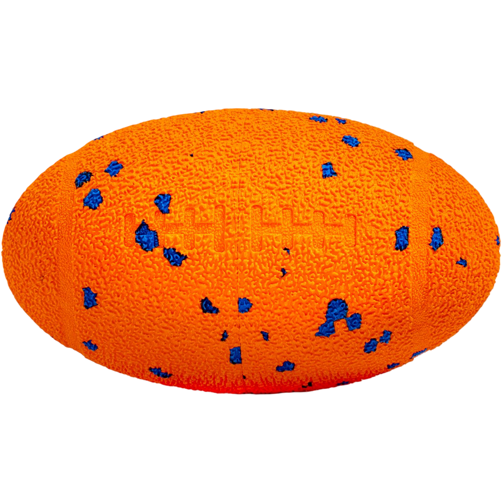 Cheerble Wicked Rugby Dog Toy Bright Orange