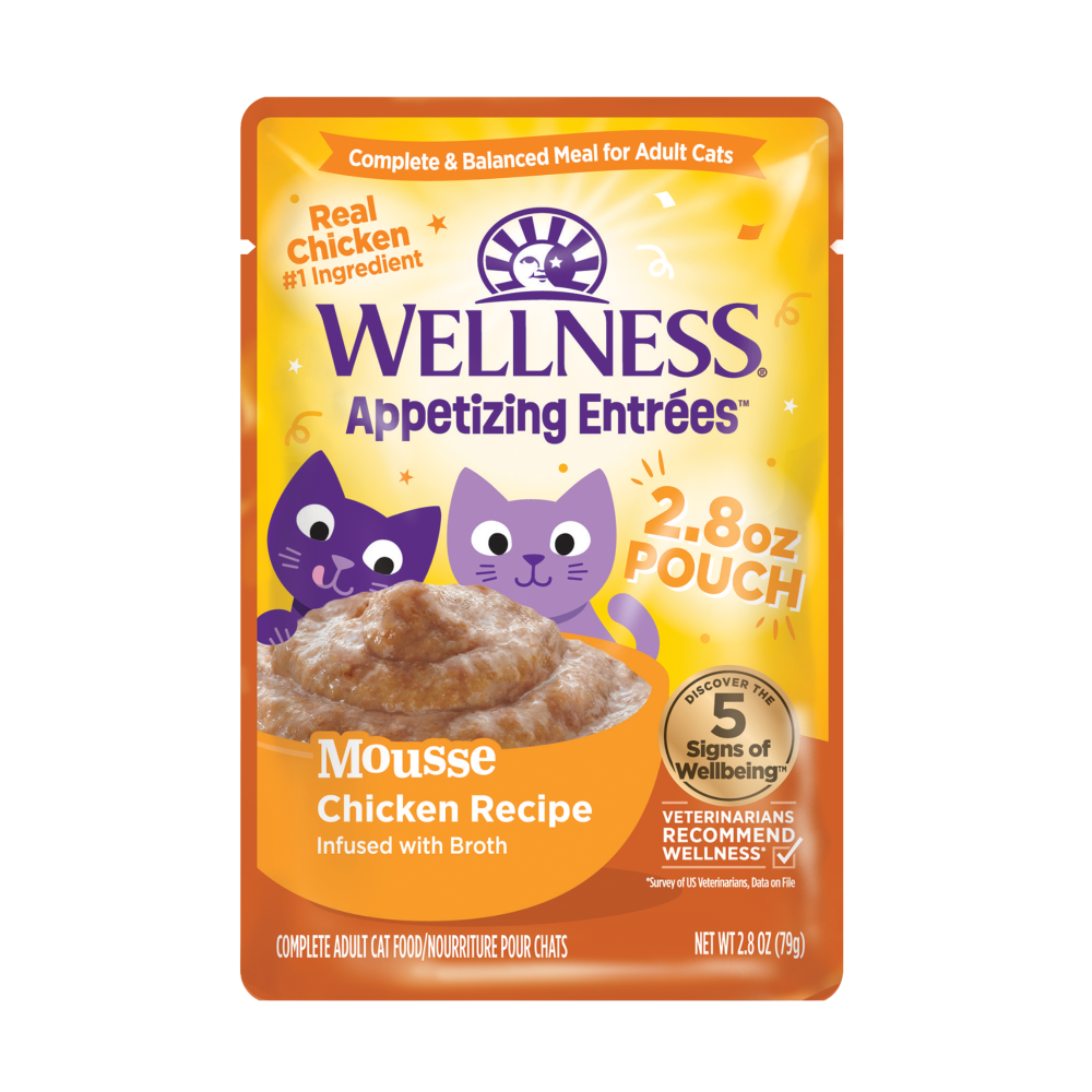 Wellness Appetising Entrees Mousse Chicken Wet Cat Food