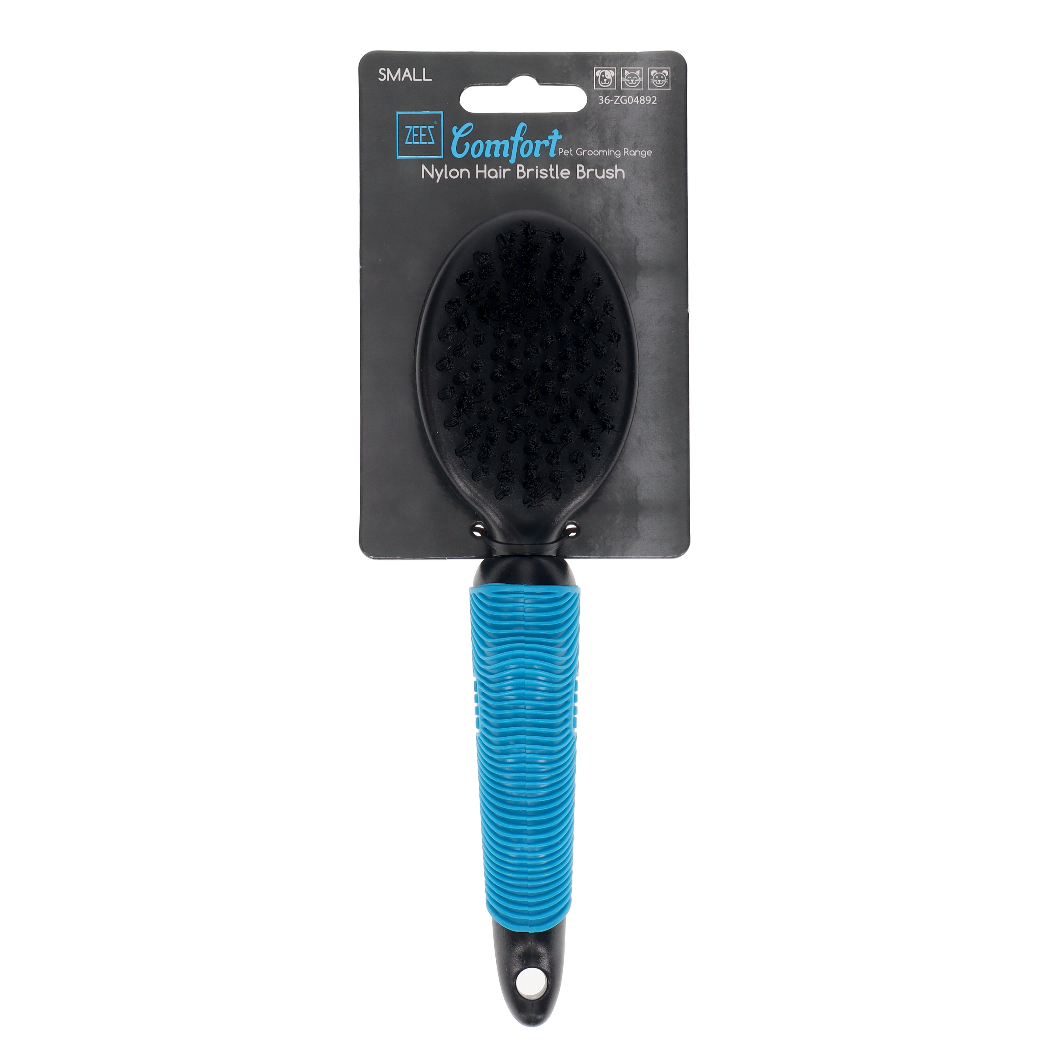 Zeez Comfort Nylon Hair Bristle Small Pet Brush