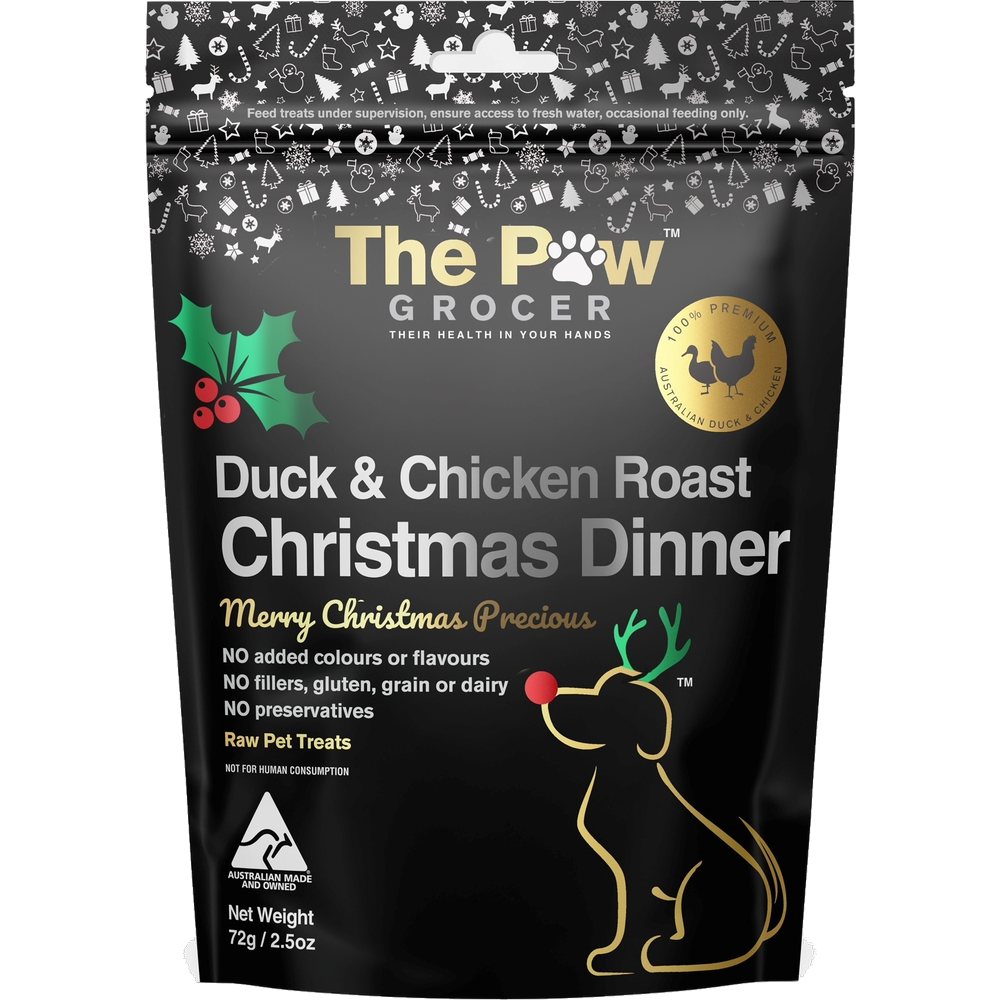 The Paw Grocer Duck And Chicken Roast Christmas Dinner Dog Treats