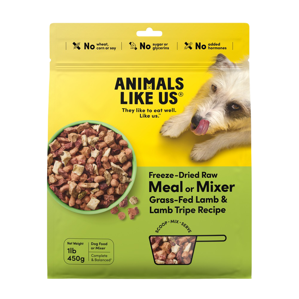Animals Like Us Freeze Dried Raw Lamb And Lamb Tripe Topper
