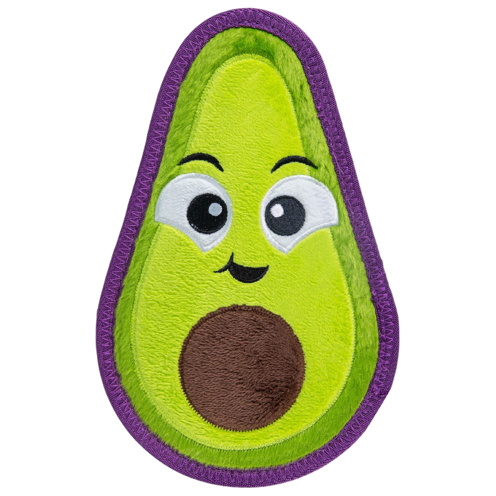Outward Hound Tough Skinz Avocado Durable Plush Dog Toy