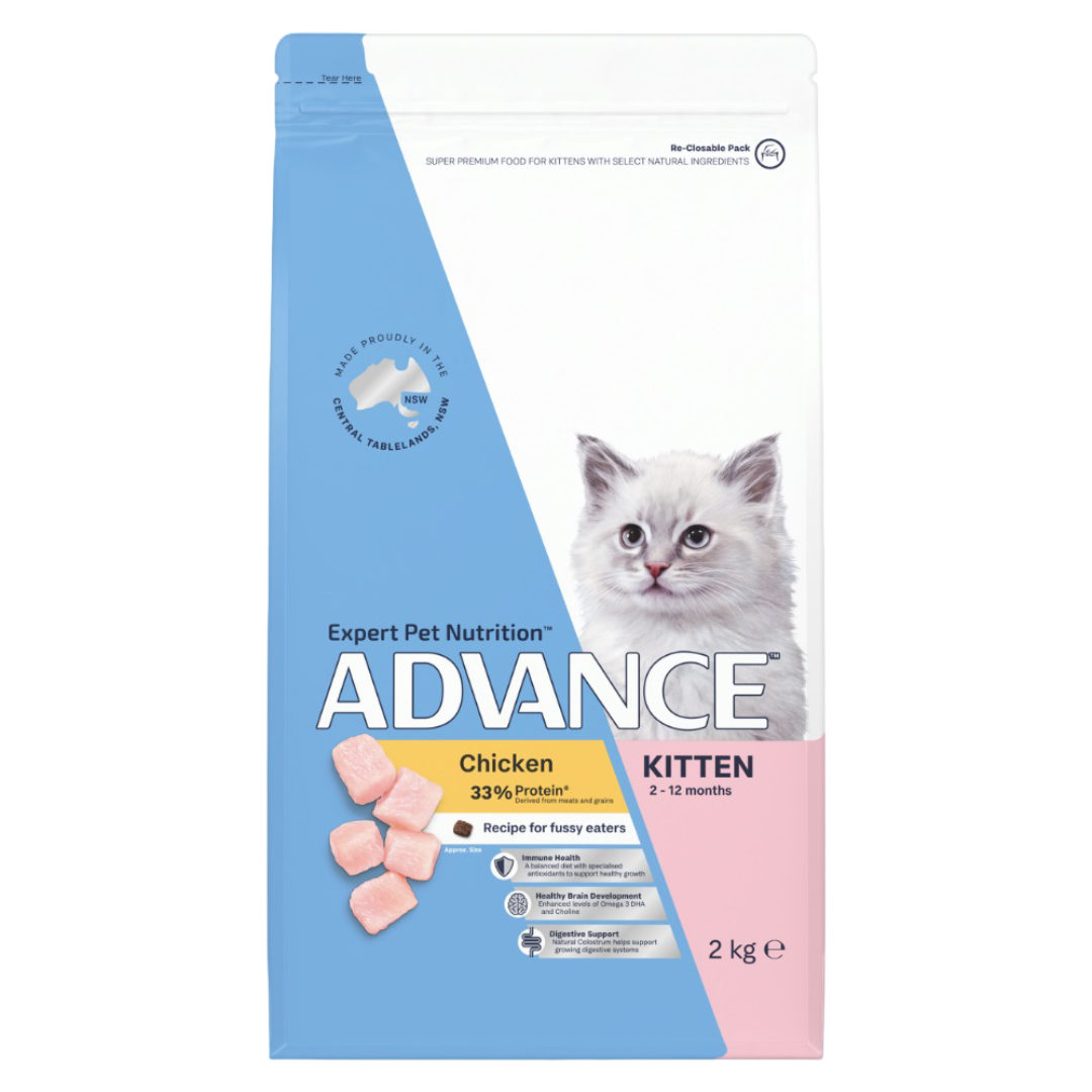 Advance Kitten Chicken Dry Cat Food