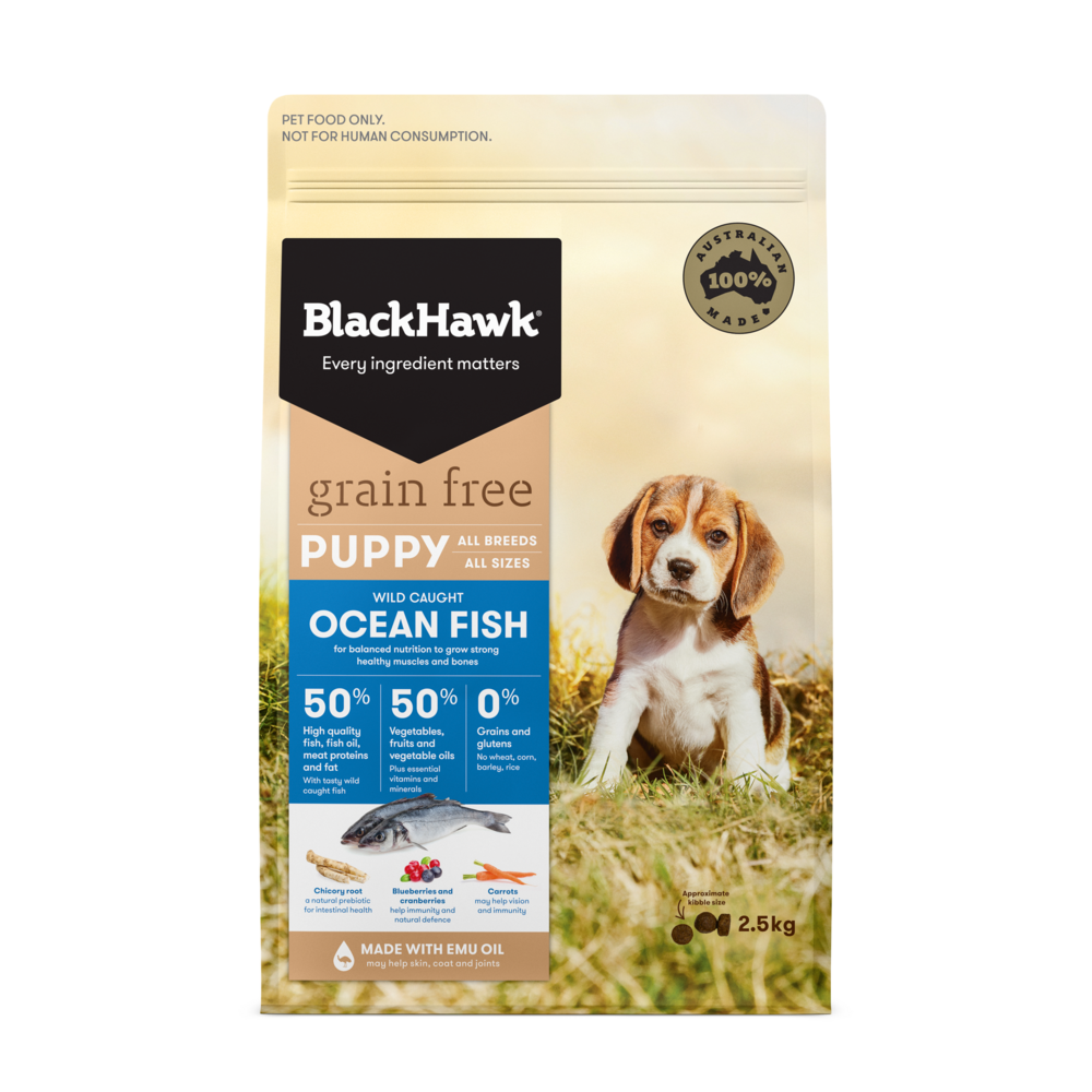 Wild Caught Ocean Fish Grain Free Puppy Dry Dog Food