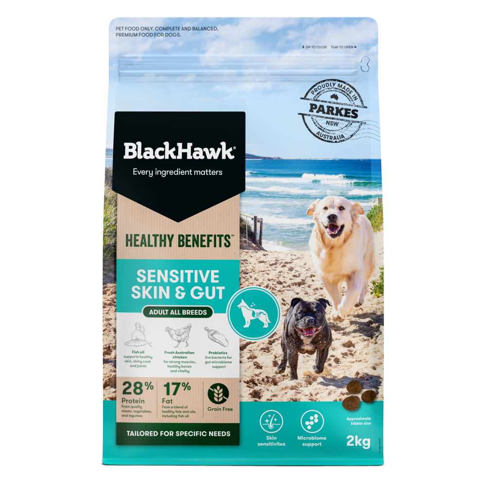 Black Hawk Healthy Benefits Sensitive Skin & Gut Adult Dry Dog Food