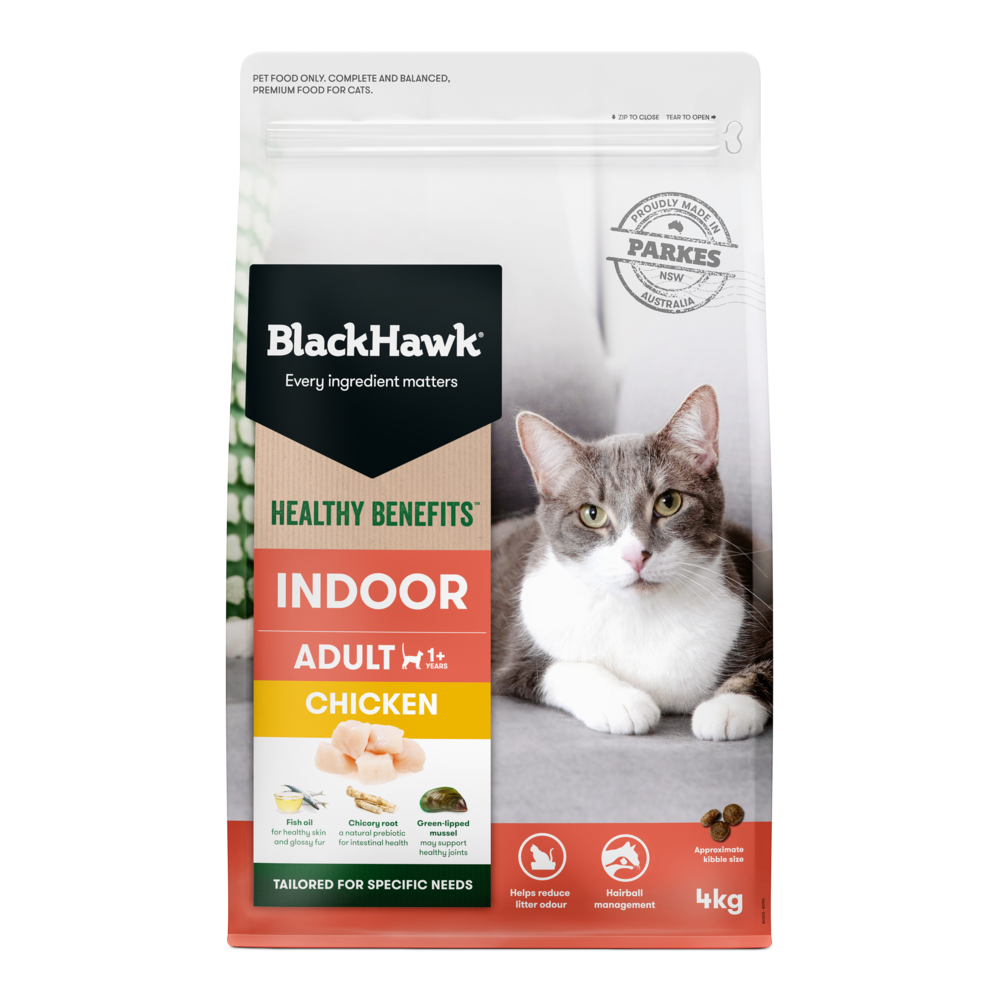 Black Hawk Healthy Benefits Indoor Chicken Dry Cat Food