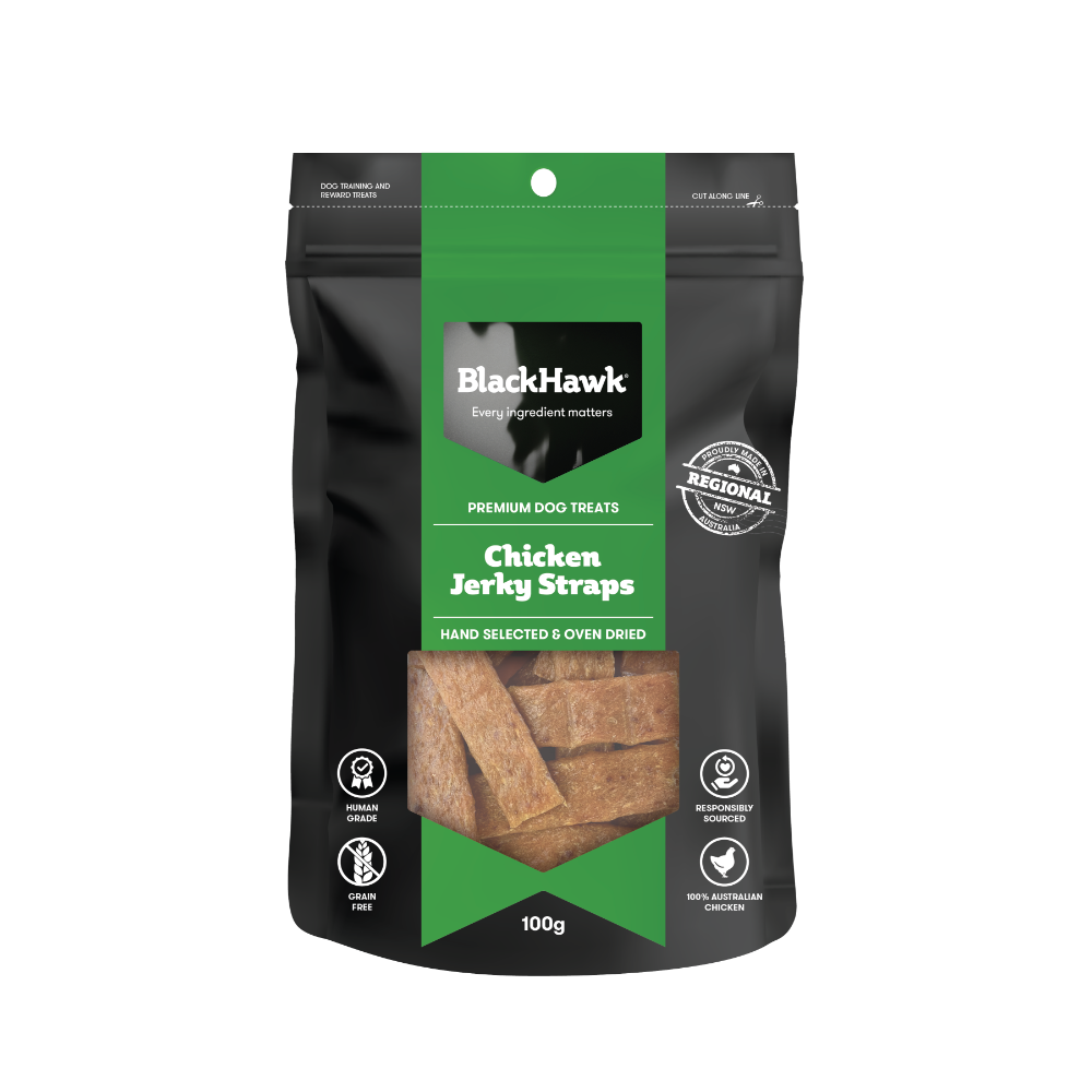 Black Hawk Chicken Straps Dog Treats