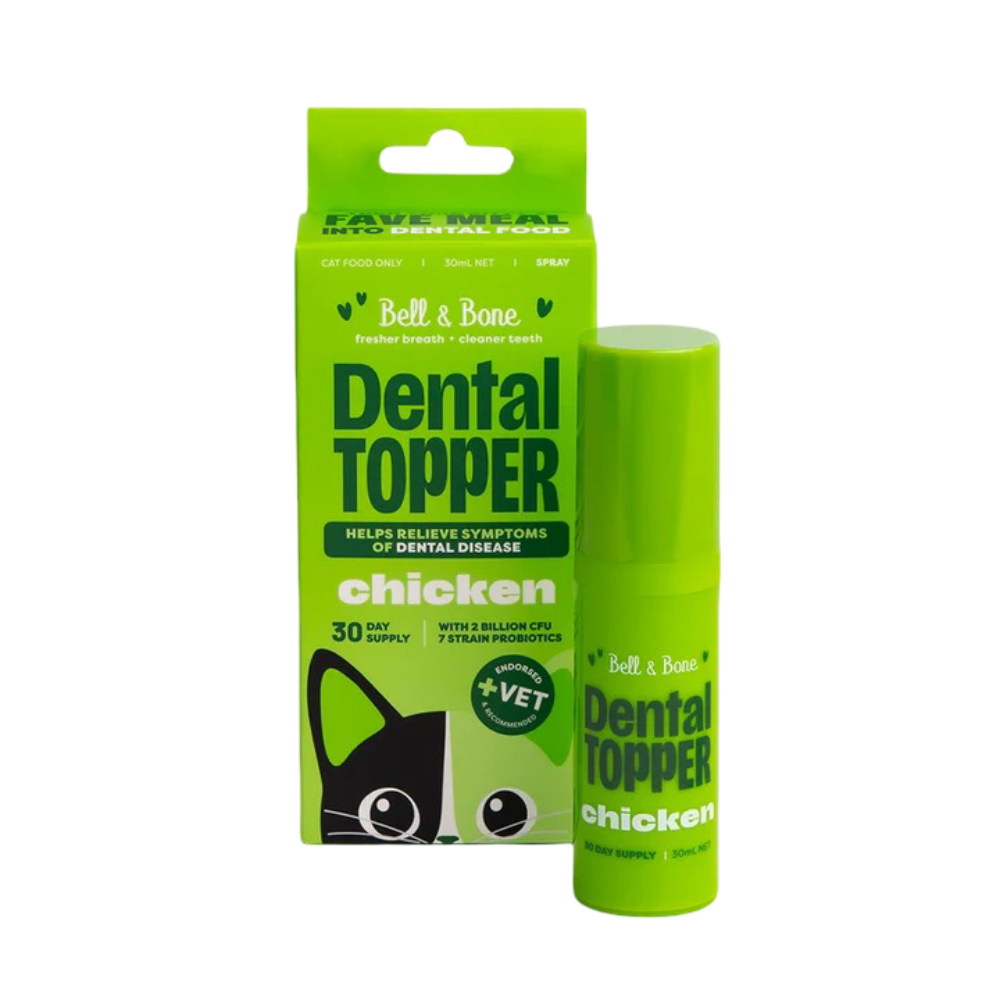Bell And Bone Tribiotics Dental Topper Spray For Cats Chicken