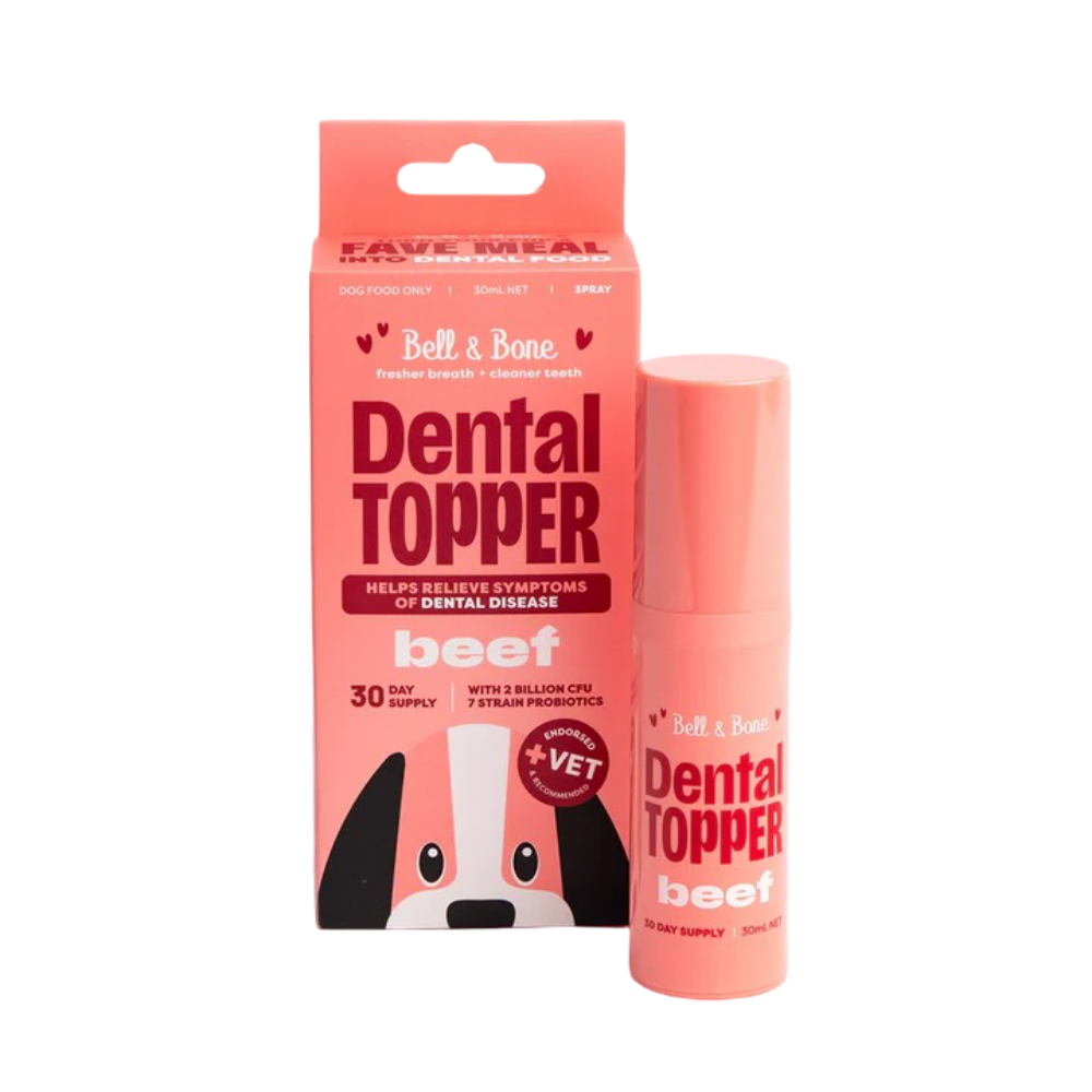 Bell And Bone Tribiotics Dental Topper Spray For Dogs Beef