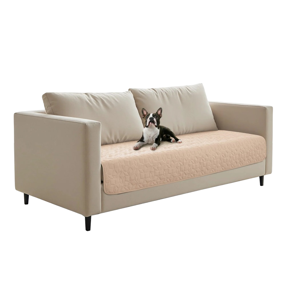 Charlies Sofur Waterproof Two Seater Dog Couch Cover Protector Oat