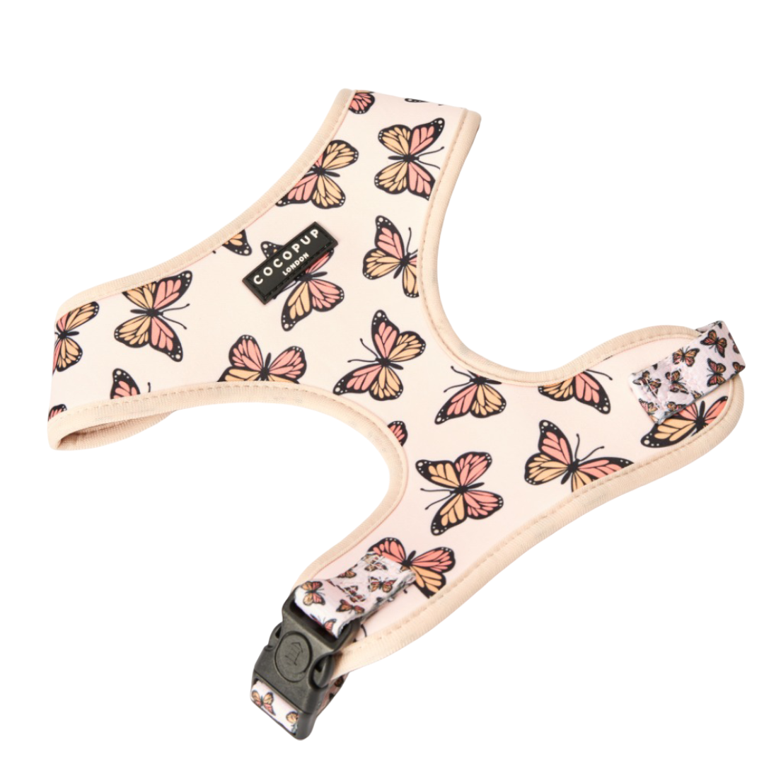 Cocopup London Dog Harness in Boujee Butterfly Pink