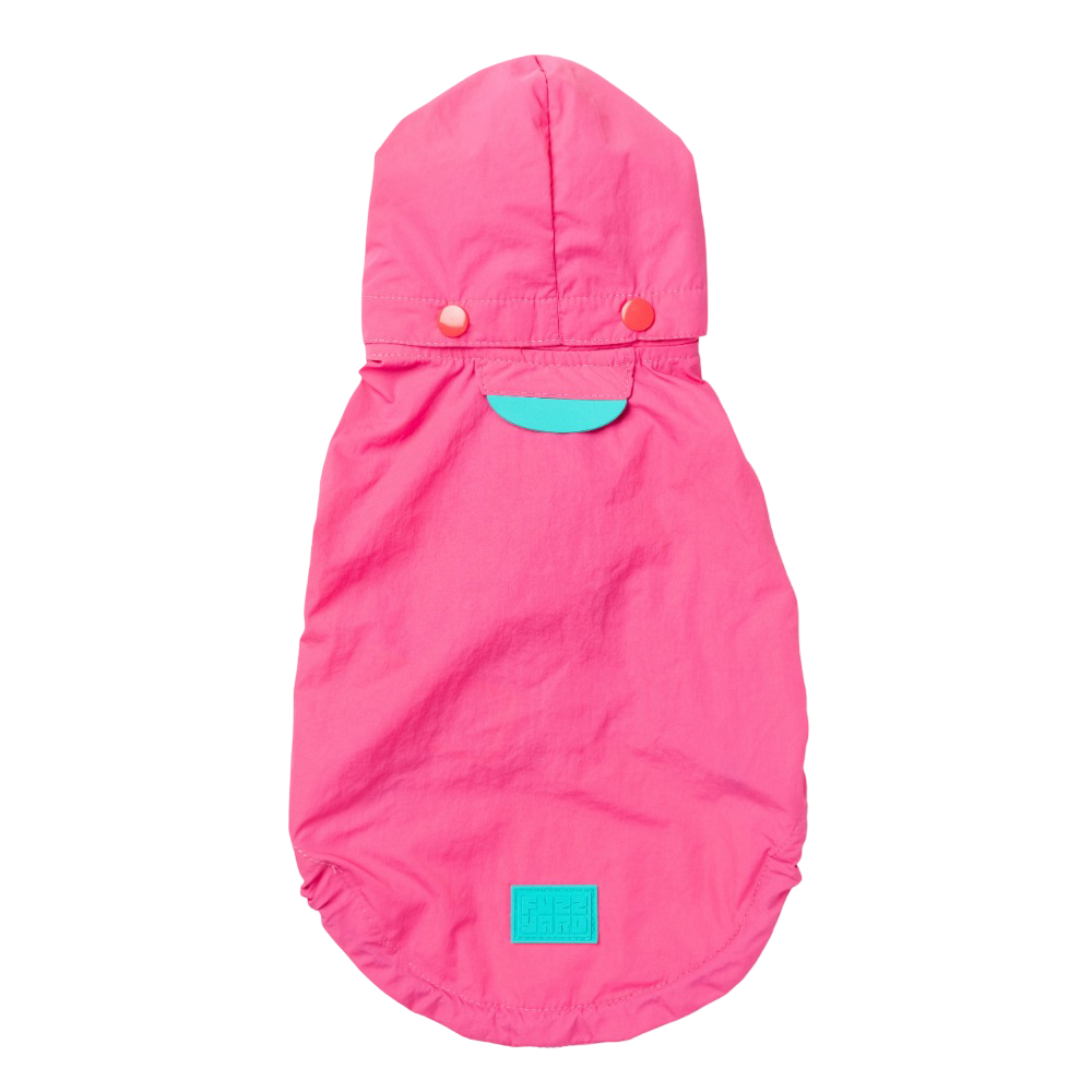 Fuzzyard Evo Dog Raincoat in Pink