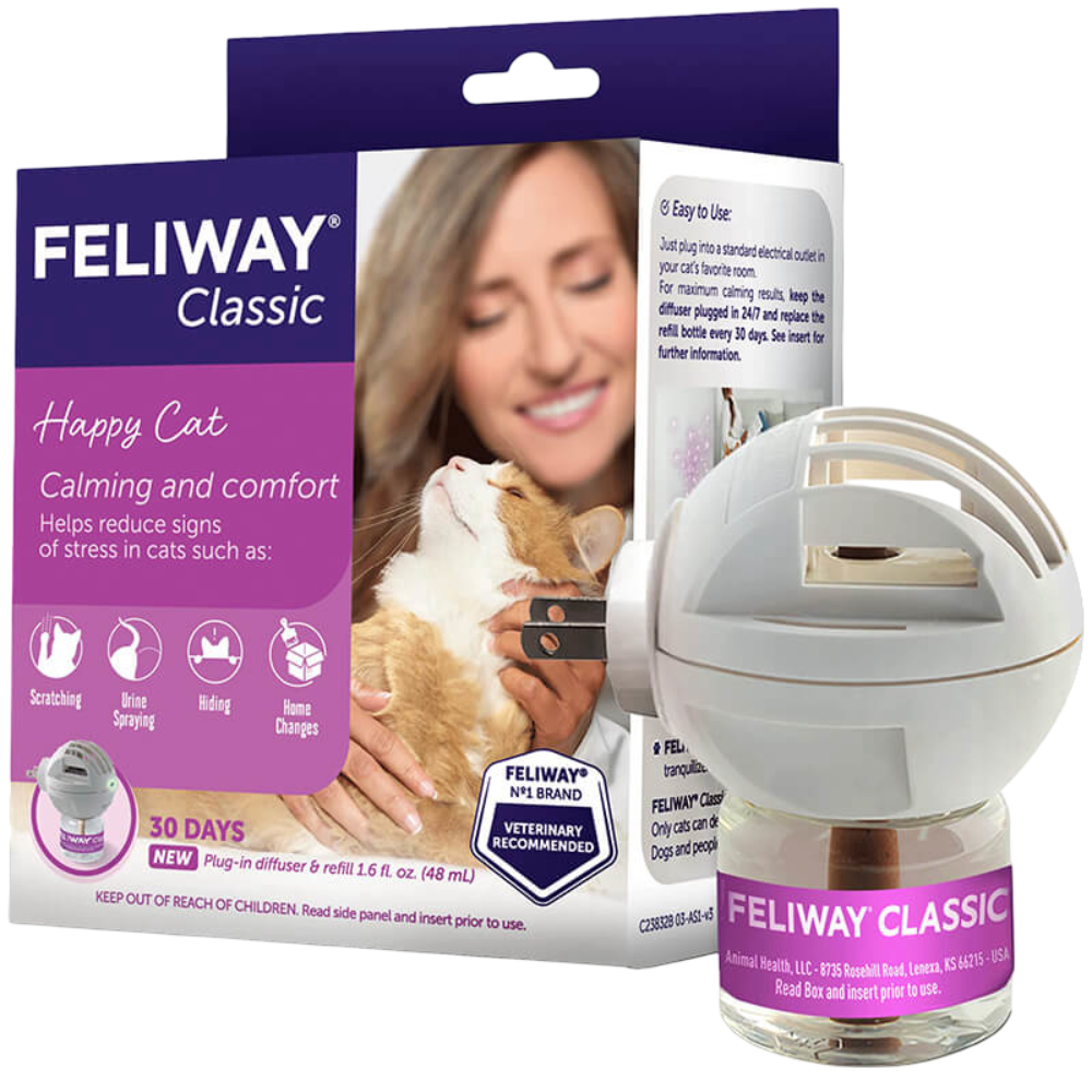 Feliway Diffuser Stress Relief Plug In For Cats Top dogs on