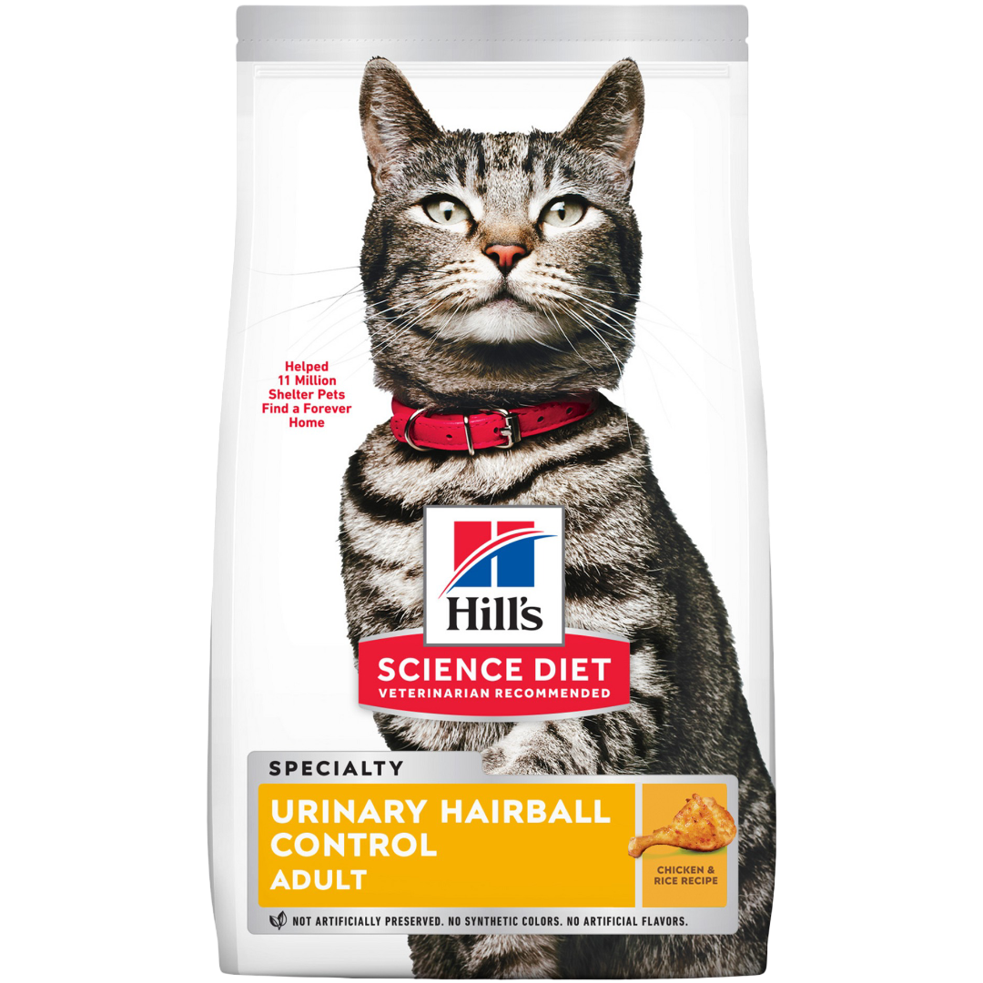 HILLS Science Diet Urinary Hairball Control Chicken Adult Dry Cat Food