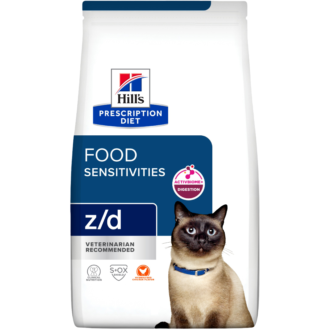 Hills Prescription Diet Z/D Skin Food Sensitivities Original Flavour Dry Cat Food