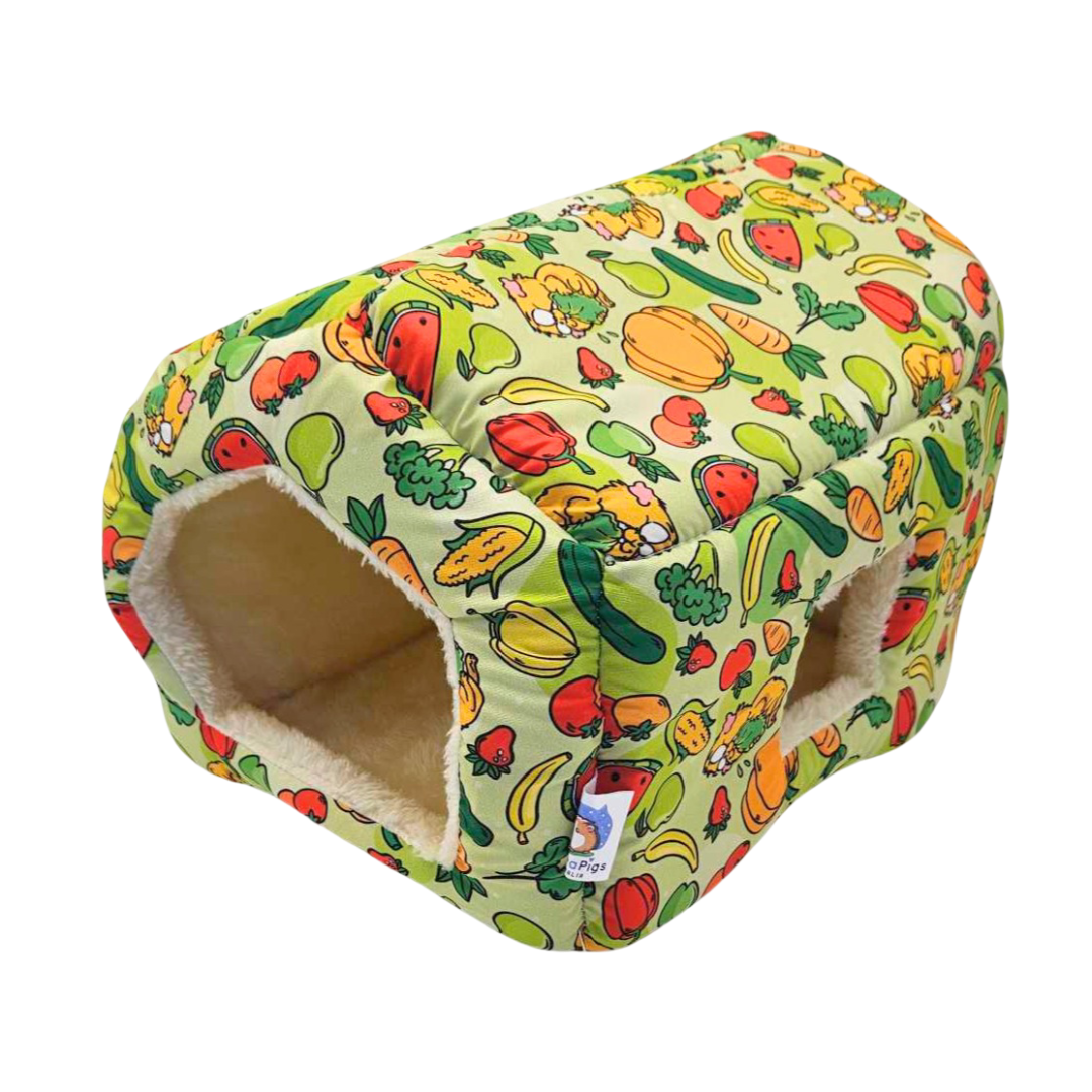 Ozzy Cages Cosy Cottage Veggie Patch Guinea Pig Hut