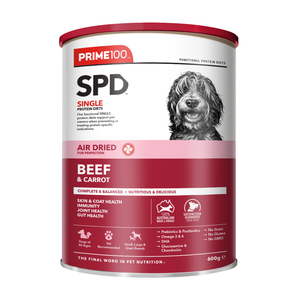 Prime100 SPD Air Dried Beef & Carrot All Lifestage Dry Dog Food