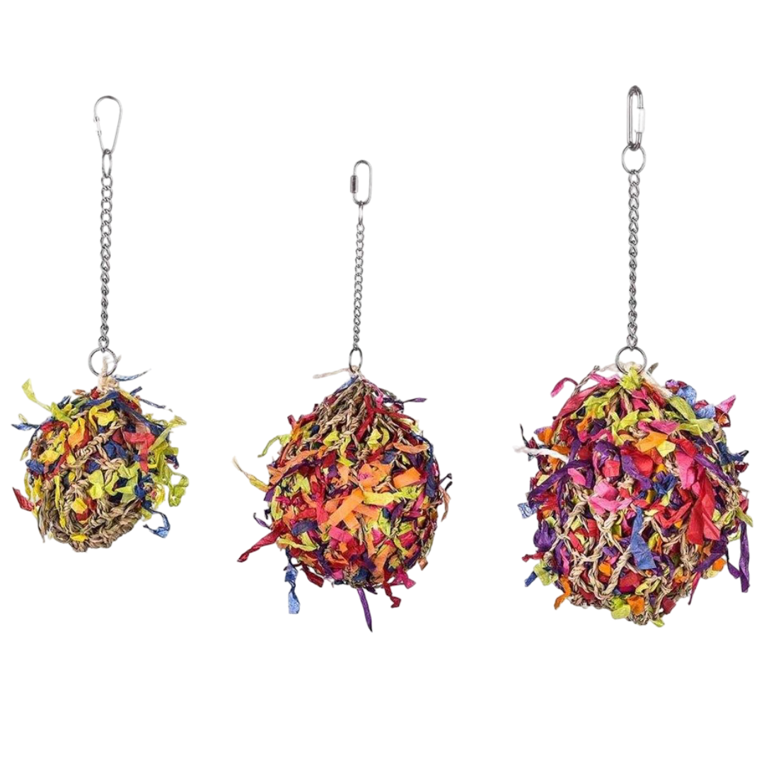 Nature Island Super Shredding Ball Bird Toy