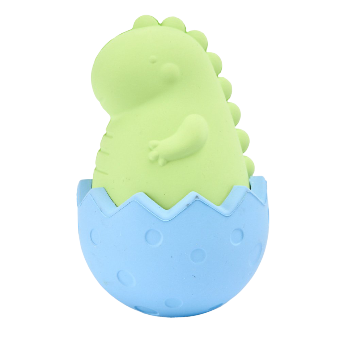 Paws For Life Treat Dispensing And Stick Holding Dinosaur Egg Dog Toy