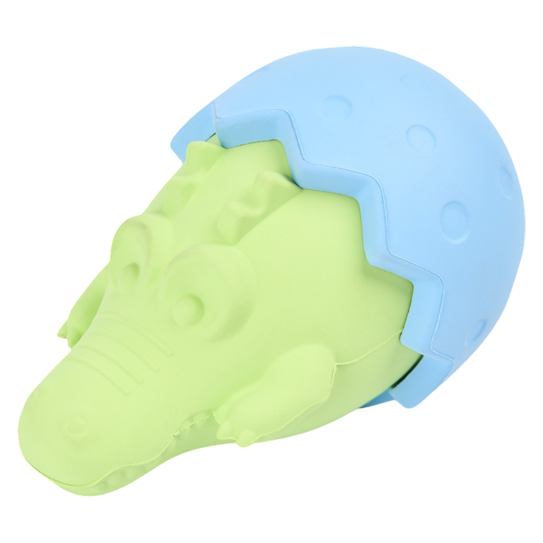 Paws For Life Treat Dispensing And Stick Holding Alligator Egg Dog Toy