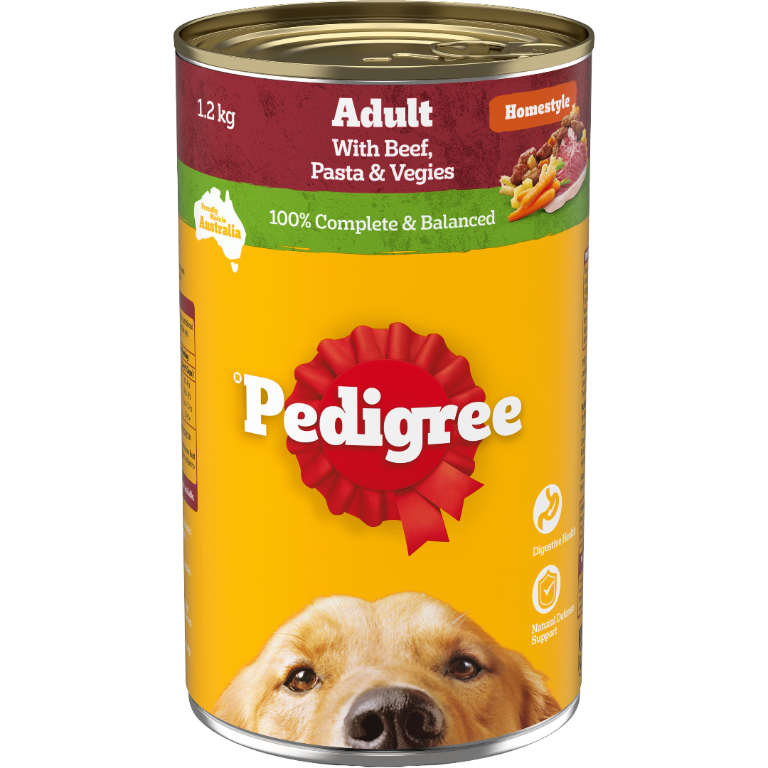 Pedigree Adult Wet Dog Food Beef Pasta Vegies Homestyle