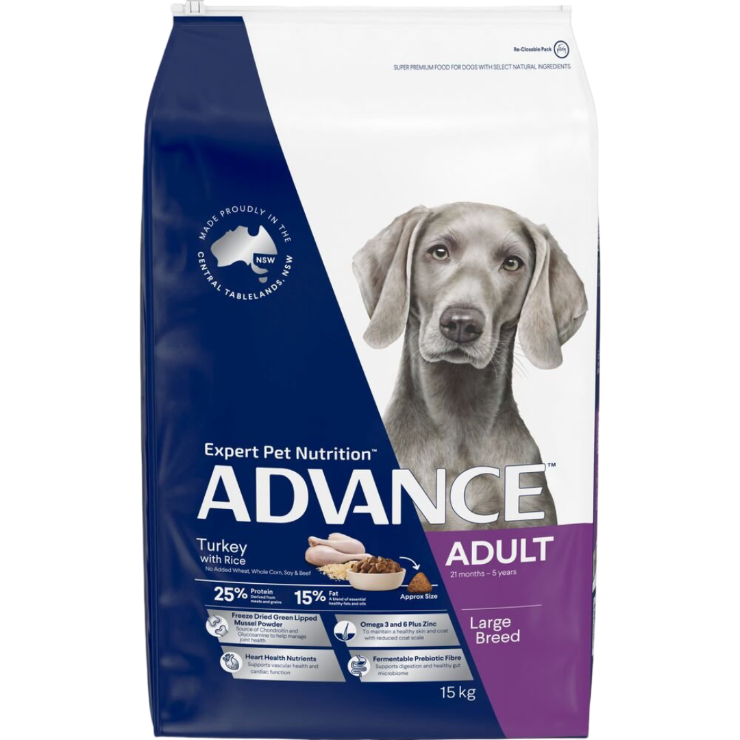 Large Adult Dry Dog Food Turkey With Rice