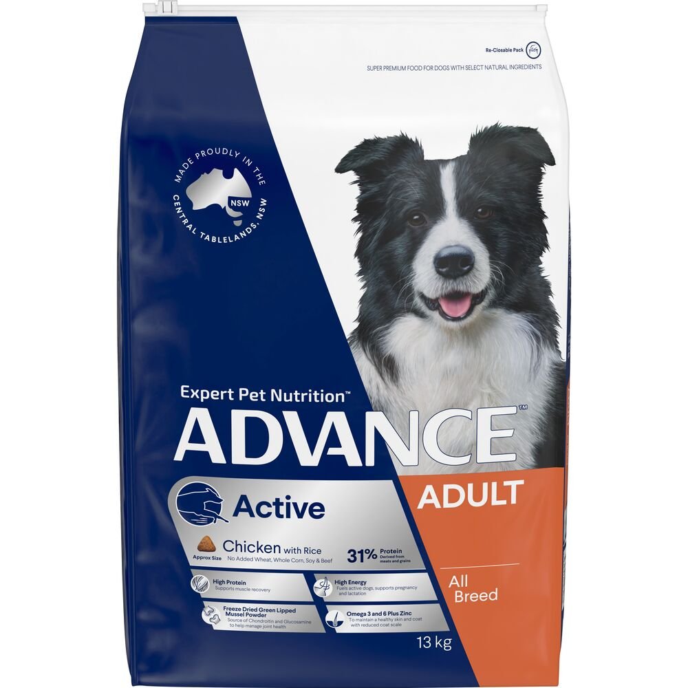 Active Adult Dry Dog Food Chicken With Rice