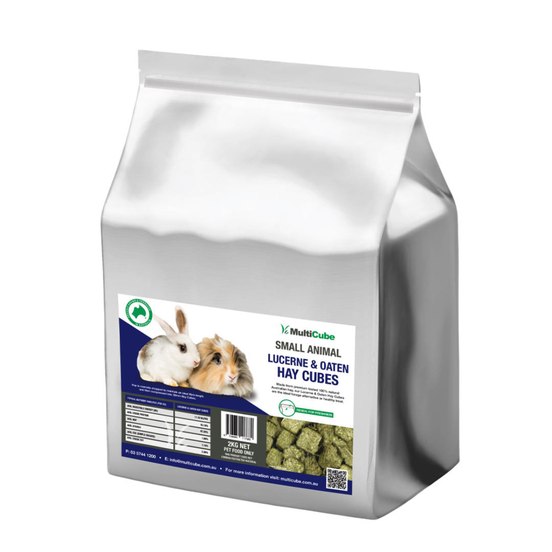 Multicube Oaten and Lucerne Small Animal Hay Cubes