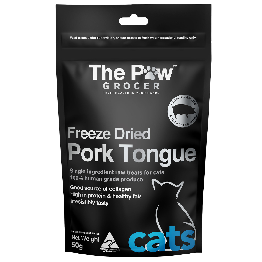 The Paw Grocer Freeze Dried Pork Tongue Cat Treats