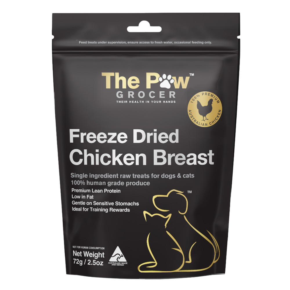 The Paw Grocer Freeze Dried Chicken Breast Dog and Cat Treats