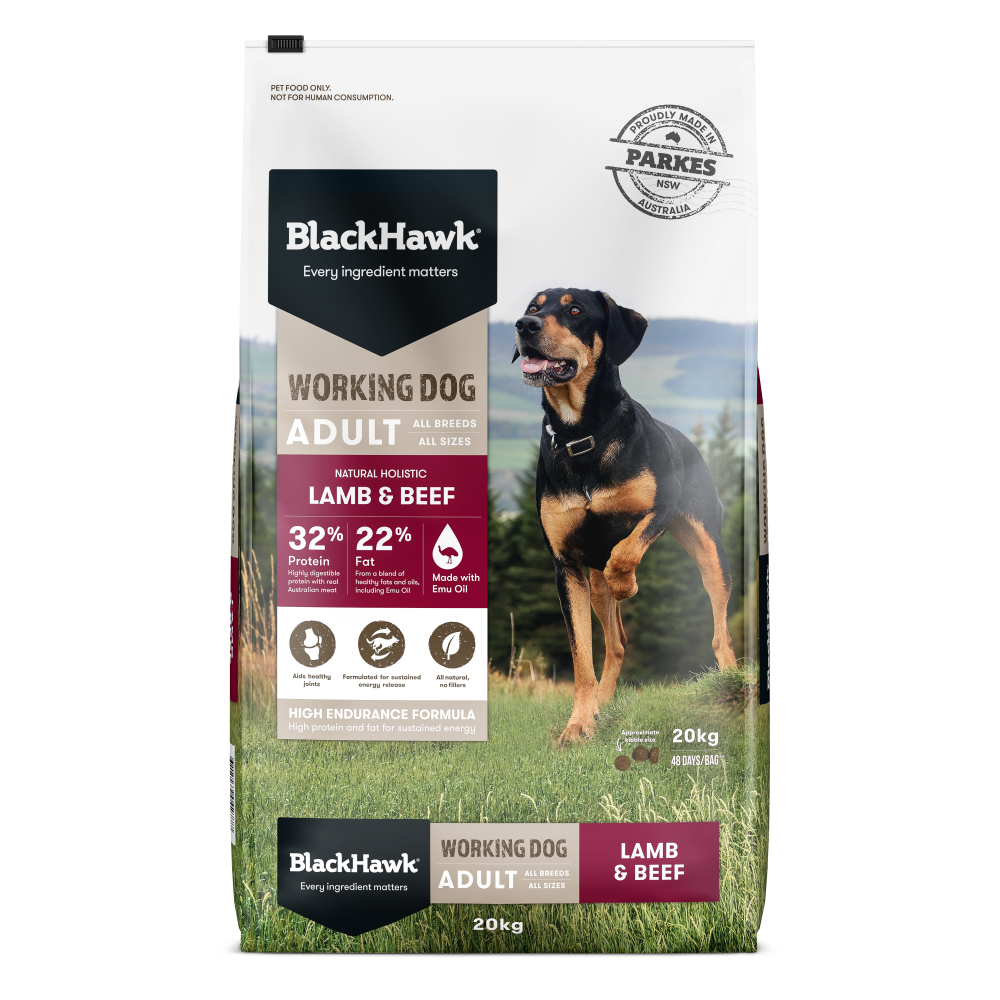 Working Dog Beef Lamb Adult Dry Dog Food
