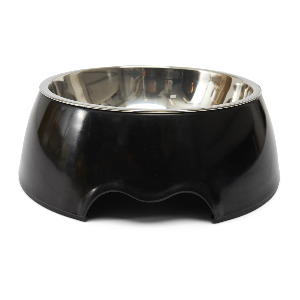 Paws For Life Weighted Non Slip Dog Bowl Black