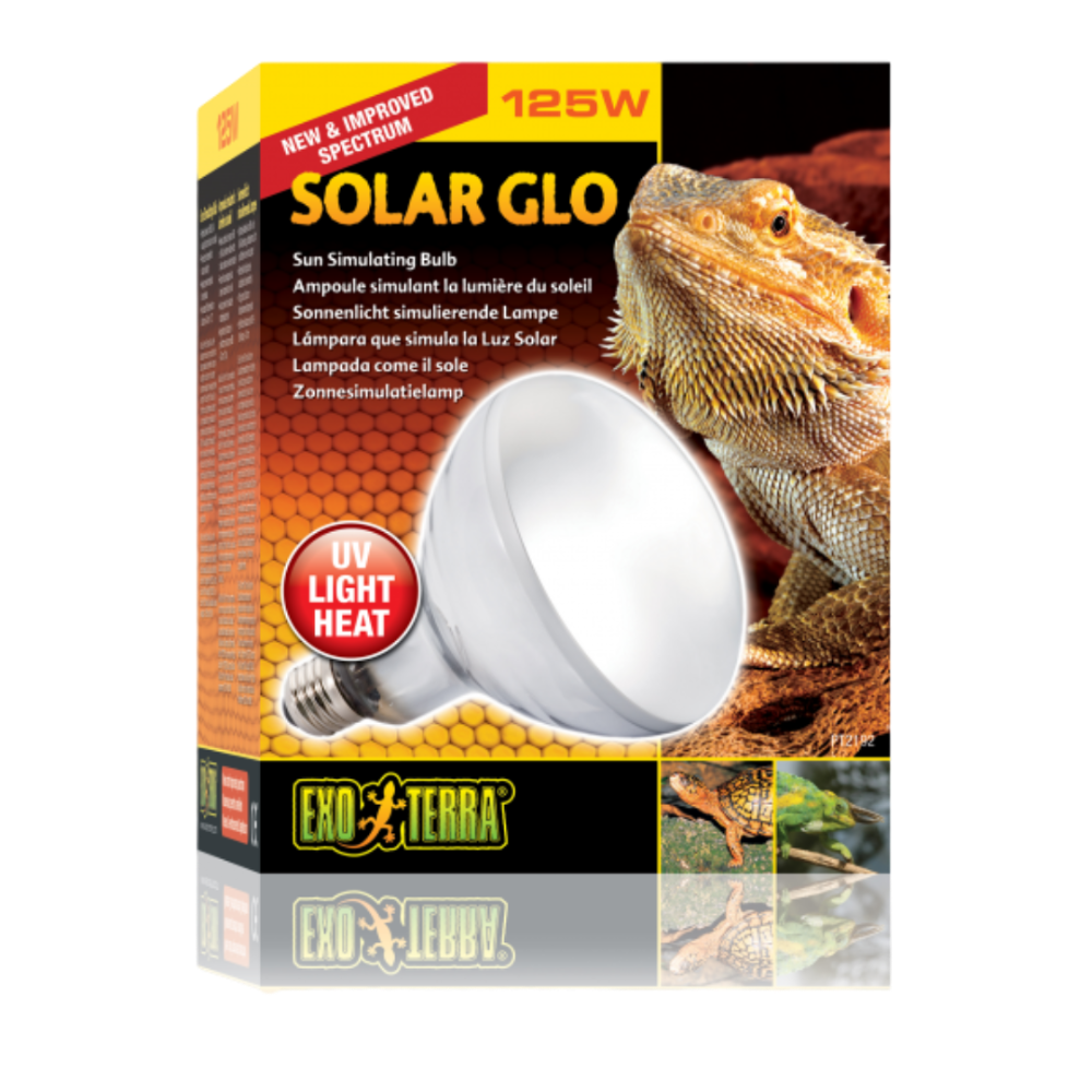 Exo Terra Solar Glo 125w Self Ballasted UV Heat Lamp