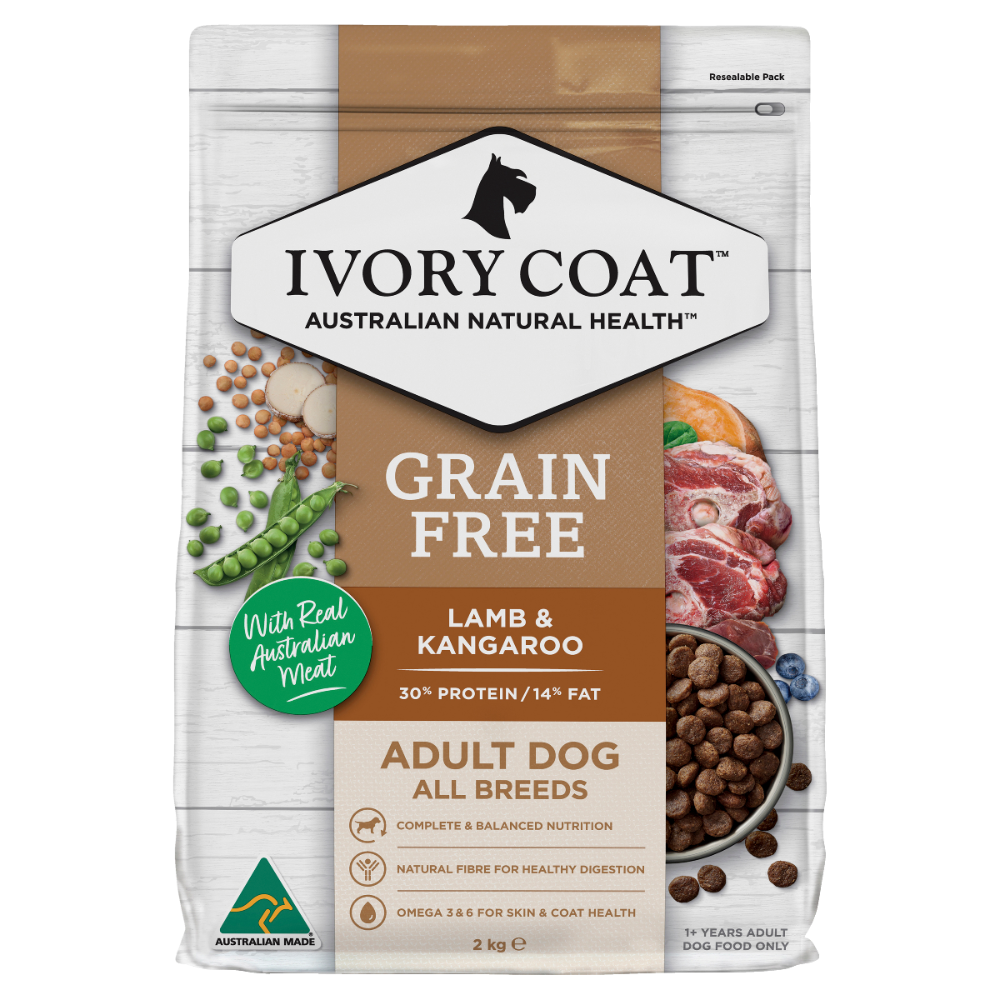 GRAIN FREE DRY DOG FOOD LAMB AND KANGAROO 2KG Image