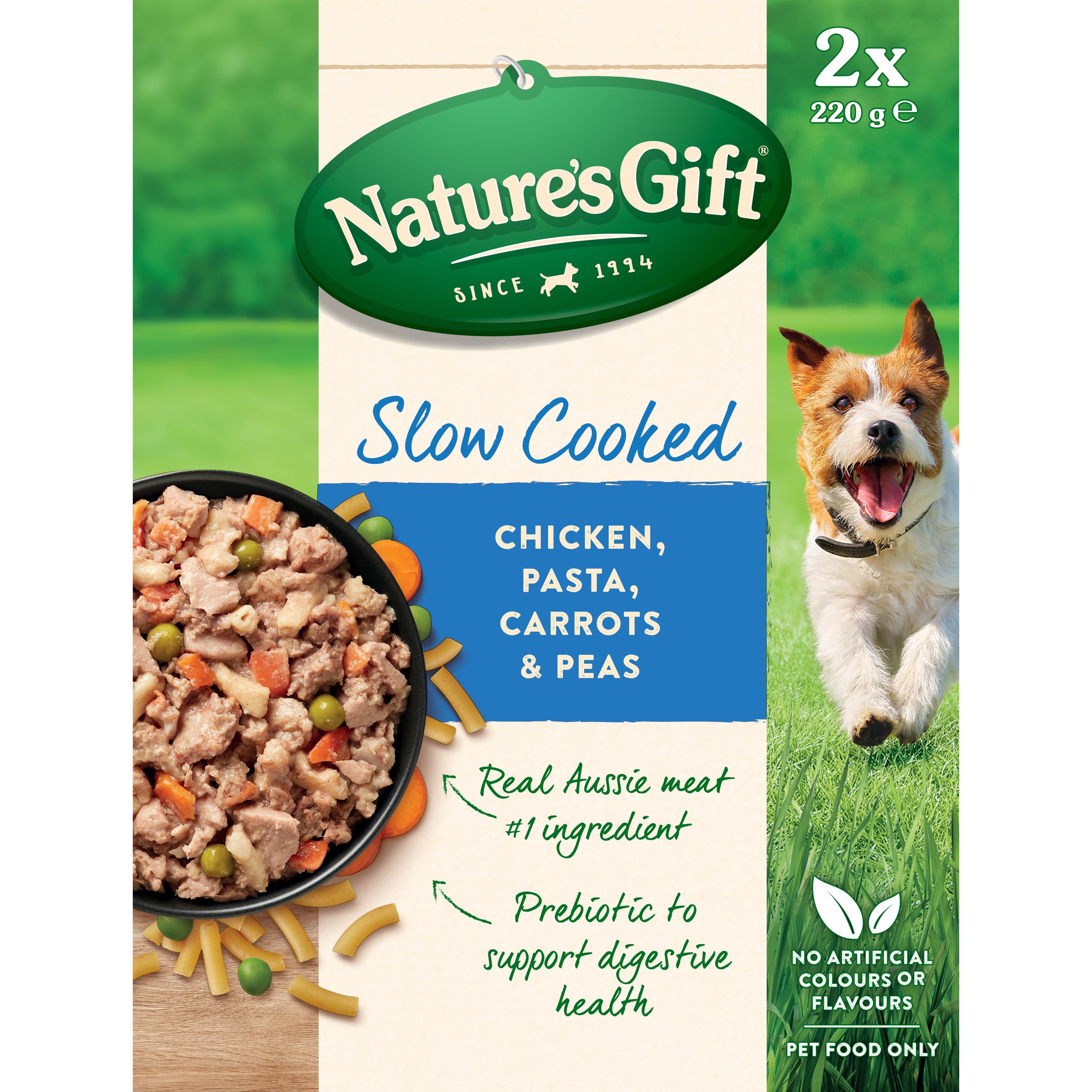 Picture of Natures Gift Slow Cooked Chicken Carrot Chilled Dog Food | Top dogs on ...