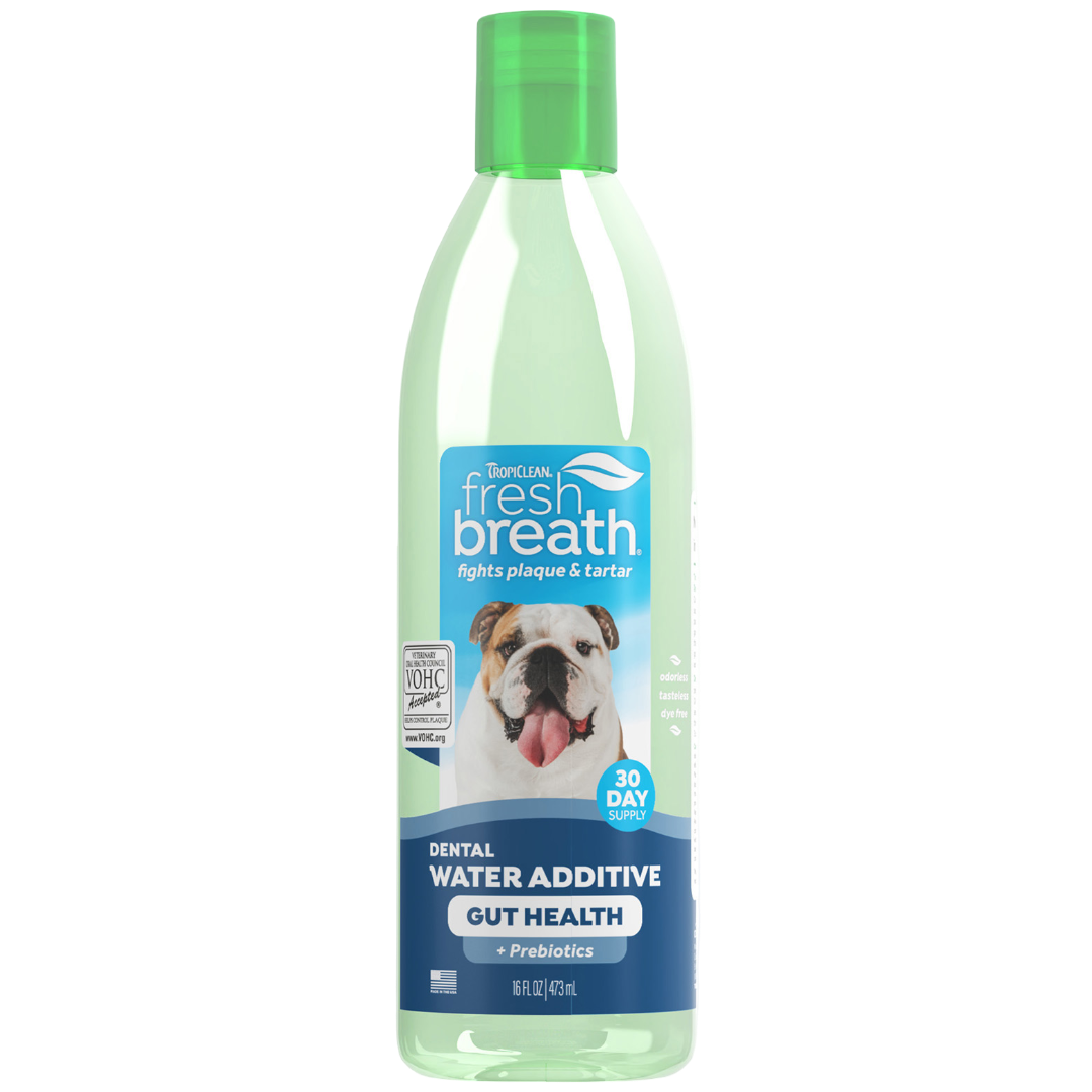 Tropiclean Fresh Breath Dental Water Additive + Digestive Support for Dogs