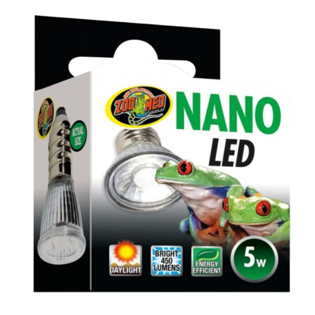 Zoo Med Nano Led 5w Light Bulb For Nano Terrariums And Small Reptiles