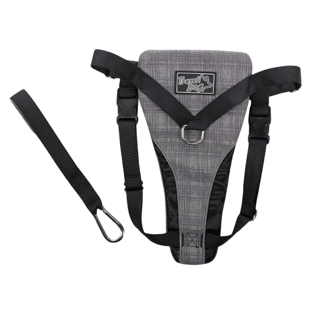 All For Paws Travel Car Dog Harness in Grey