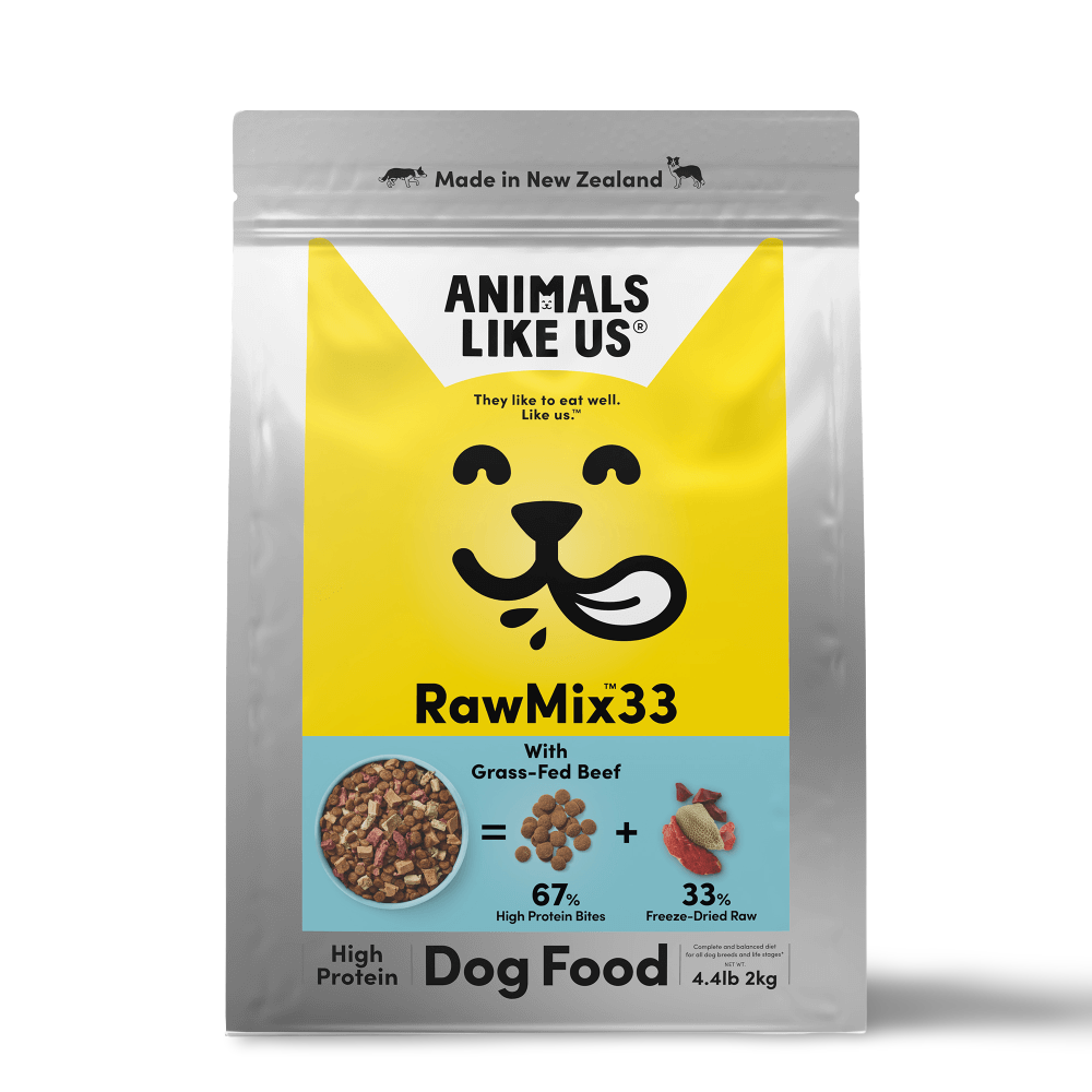 Animals Like Us Raw Mix 33 Freeze Dried Grass Fed Beef Adult Dry Dog Food